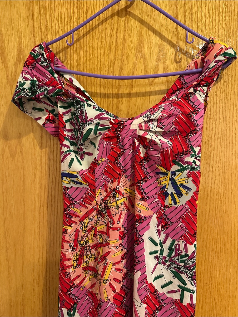 Womenβs Pink & Red Zac Posen maxi dress